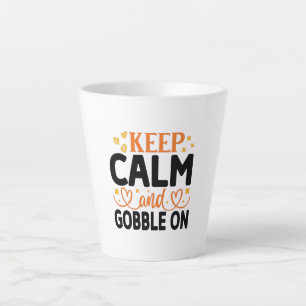 Ruhe und Gobble On behalten Milchtasse