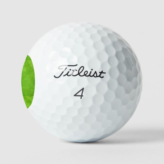 Ruhe und Golf behalten mit grünem Hintergrund Golfball (Logo)