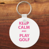 Ruhe und Golf behalten Schlüsselanhänger (Vorderseite)