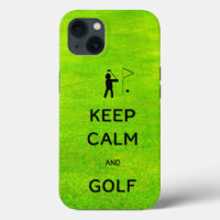 Ruhe und Golf mit Grün behalten