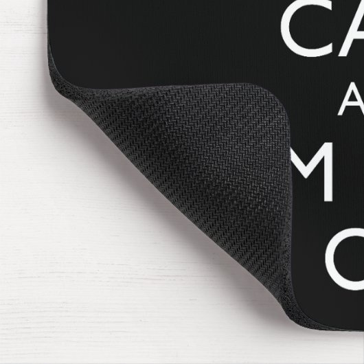 Ruhe und Ham-Radio behalten Mousepad (Ecke)