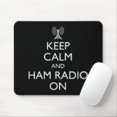 Ruhe und Ham-Radio behalten Mousepad (Mit Mouse)