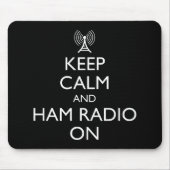 Ruhe und Ham-Radio behalten Mousepad (Vorne)