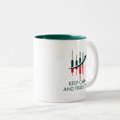 Ruhe und Handel auf Tasse behalten (VorderseiteRechts)