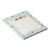 Ruhe und Kaffee behalt - Mocha Latte Espresso Notizblock (angewinkelt)