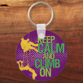 Ruhe und Klima auf dem Schlüsselanhänger "Rock Cli (Vorderseite)