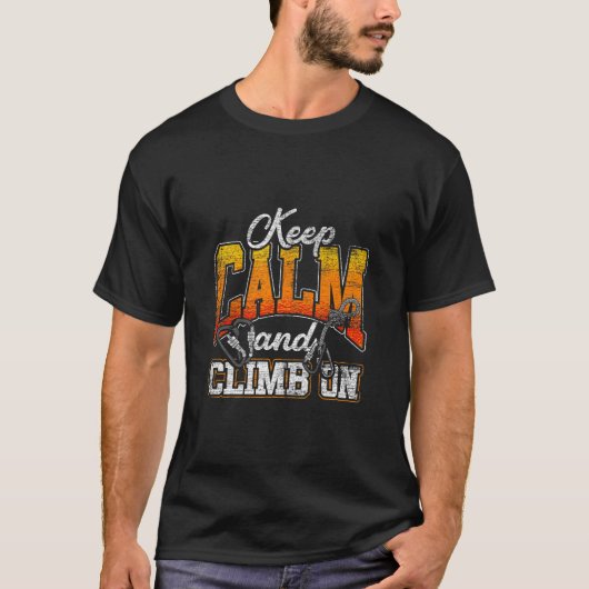 Ruhe und Klima behalten T-Shirt (Vorderseite)