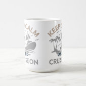 Ruhe und Kreuzfahrt behalten Kaffeetasse (Mittel)