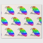 Ruhe und kühne Horizonte beim Surfen Geschenkpapier (Flach)