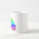 Ruhe und kühne Horizonte beim Surfen Kaffeetasse (Mittel)