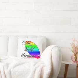 Ruhe und kühne Horizonte beim Surfen Kissen