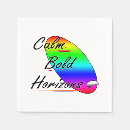 Ruhe und kühne Horizonte beim Surfen Serviette