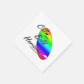 Ruhe und kühne Horizonte beim Surfen Serviette (Ecke)