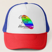 Ruhe und kühne Horizonte beim Surfen Truckerkappe (Vorderseite)