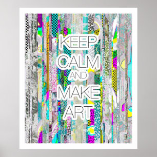 Ruhe und Kunst behalten Poster