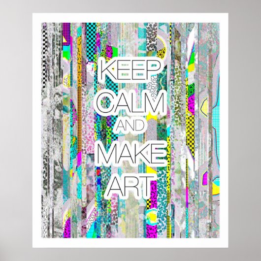 Ruhe und Kunst behalten Poster (Vorne)