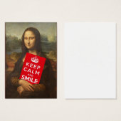 Ruhe und Lächeln behalten (Vorne & Hinten)