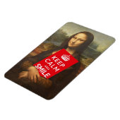 Ruhe und Lächeln behalten Magnet (Linke Seite)