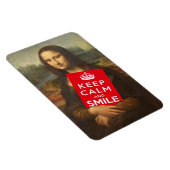 Ruhe und Lächeln behalten Magnet (Rechte Seite)