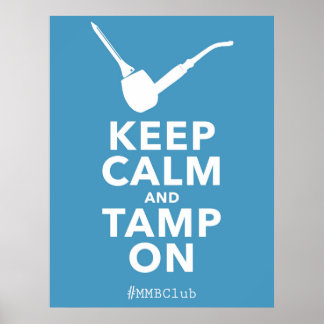 Ruhe und Lampe behalten Poster