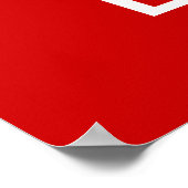 Ruhe und Lernen behalten Poster (Ecke)