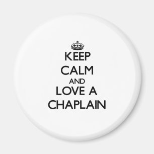 Ruhe und Liebe als Chaplain behalten Magnet