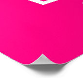 Ruhe und Liebe behalten auf Poster (Ecke)
