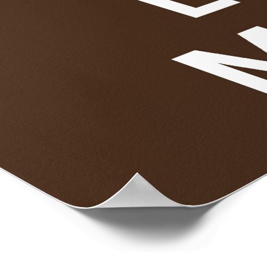 Ruhe und Liebe behalten Elche Druck oder Plakat (Ecke)