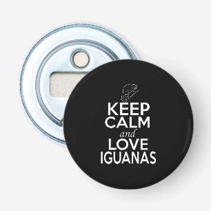 Ruhe und Liebe behalten Iguanas Flaschenöffner