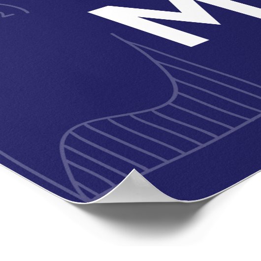 Ruhe und Liebe behalten Poster (Ecke)