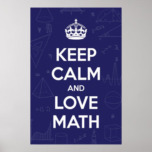 Ruhe und Liebe behalten Poster (Vorne)