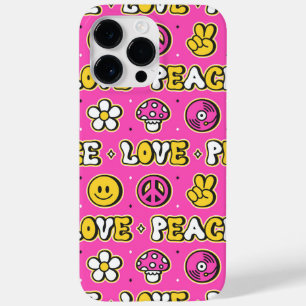 Ruhe und Liebe Hippy Style Case-Mate iPhone 14 Pro Max Hülle