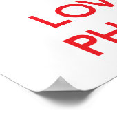 Ruhe und Liebe Ihres Apothekers behalten Poster (Ecke)
