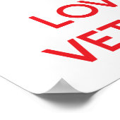 Ruhe und Liebe Ihres Tierarztes behalten Poster (Ecke)