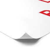 Ruhe und Liebe Kartoffeln behalten Poster (Ecke)