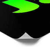 Ruhe und Liebe und alles, was Jazz drucken kann Poster (Ecke)