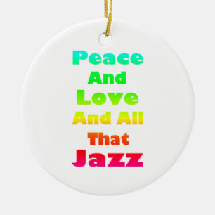 Ruhe und Liebe und alles, was Jazz Ornament