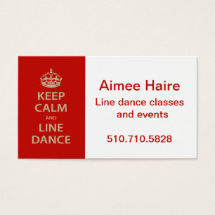 Ruhe und Line Dance behalten