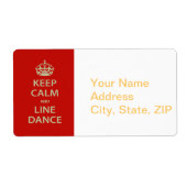 Ruhe und Line Dance behalten (Vorne)