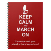 Ruhe und März behalten | Custom Notizblock (Vorderseite)