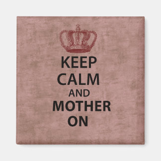 Ruhe und Mutter behalten Magnet