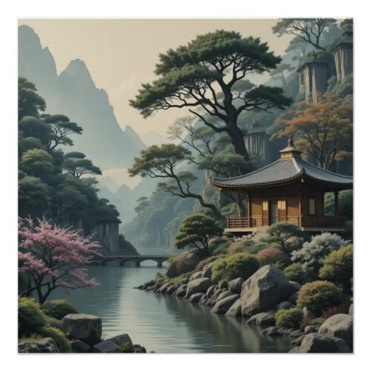 Ruhe und Natur! 🌿 Poster (Vorderseite)