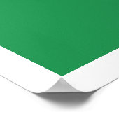 Ruhe und Nerd behalten Poster (Ecke)