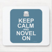 Ruhe und Neu auf dem Motto des Coolen Autors behal Mousepad (Vorne)