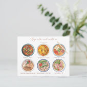 Ruhe und Noodle auf der Postkarte behalten (Stehend Vorderseite)