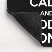 Ruhe und Paddel behalten Mousepad (Ecke)