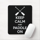 Ruhe und Paddel behalten Mousepad (Mit Mouse)
