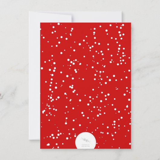 Ruhe und Party auf sonnigen Urlaub im Neujahr beha Einladung (Rückseite)