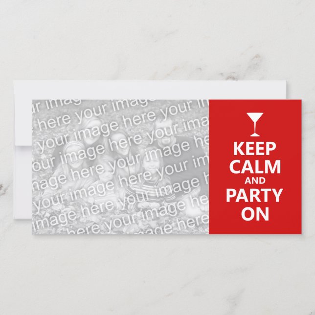 Ruhe und Party behalten (Vorderseite)