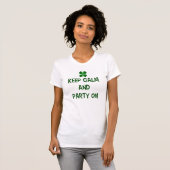 Ruhe und Party behalten T-Shirt (Vorne ganz)